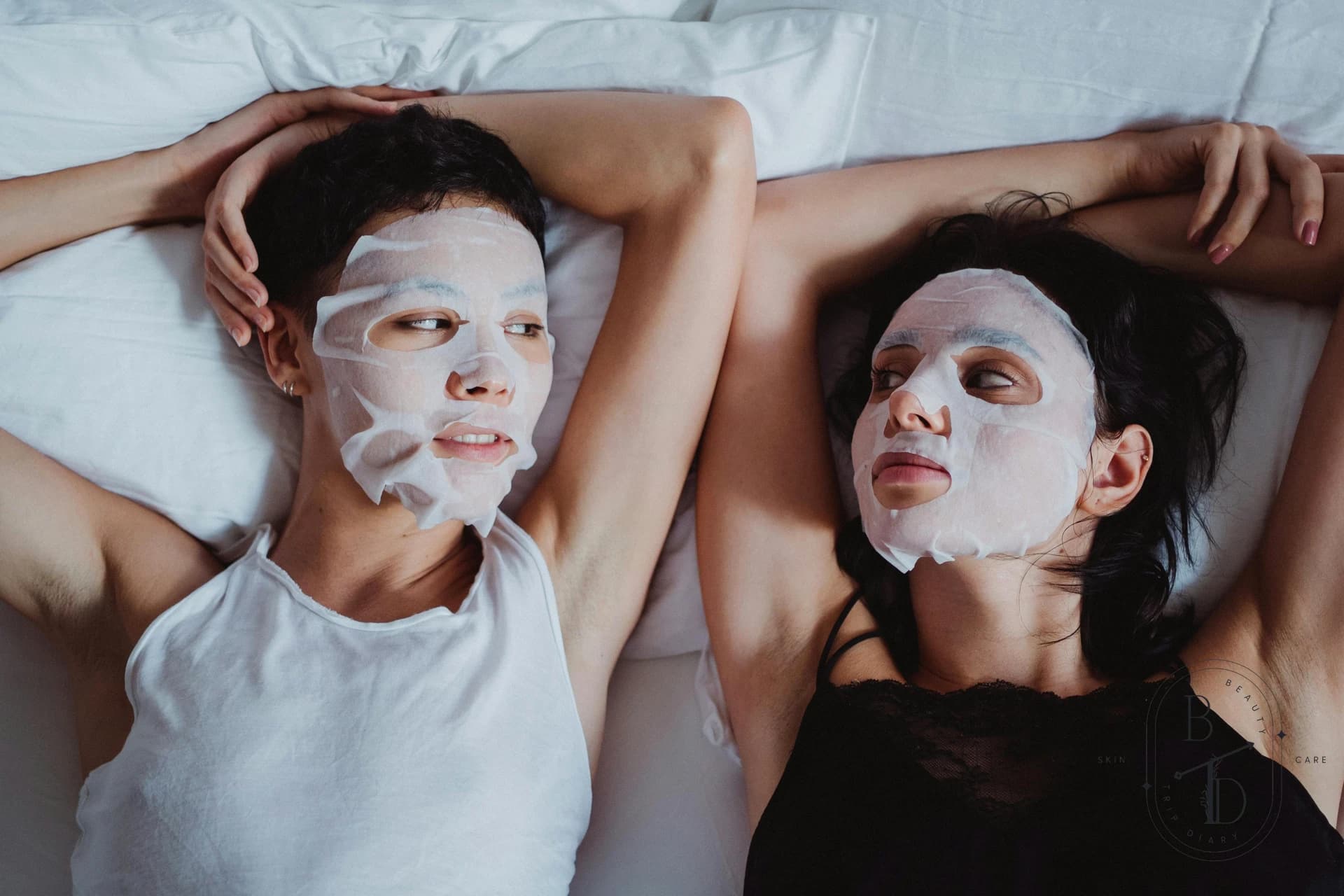 Soothing professional facial care session